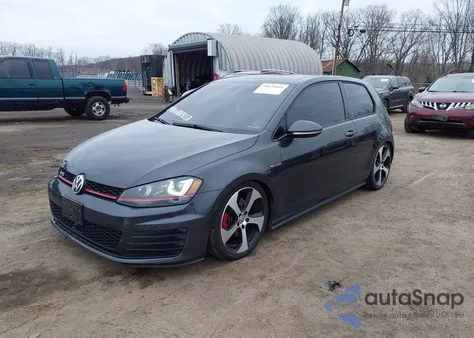2015 Volkswagen Golf Gti 2.0T Se 2-Door из США, поврежденный, VIN 3VWTT7AU0FM071409